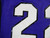 Texas Christian TCU Horned Frogs Gross #22 Game Used Purple Jersey L DP59100
