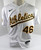 2022 Oakland Athletics Justin Grimm #46 Game Issued White Jersey Fosse P 7