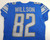 2017 Detroit Lions Luke Willson #82 Game Issued Blue Jersey 42 DP59208