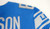 2017 Detroit Lions Luke Willson #82 Game Issued Blue Jersey 42 DP59208