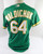 2022 Oakland A's Athletics Ken Waldichuk #64 Game Issued Kelly Green Jersey 46 3