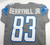 2022 Detroit Lions Stanley Berryhill #83 Game Issued Grey Jersey Color Rush 38 3