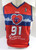 2022-23 Fort Wayne Mad Ants Deividas Sirvydis #91 Game Used Red Jersey Heart 2