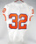 2018-22 Clemson Tigers #32 Game Used White Jersey Nameplate Removed 38 648