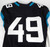 2019 Jacksonville Jaguars #49 Game Issued Black Jersey Nameplate Removed 44 000