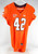 2012 Virginia Cavaliers Demeitre Brim #42 Game Used Orange Jersey 40 054