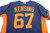 2016 Detroit Tigers Logan Kensing #67 Game Used Navy Jersey ST BP 46 993
