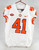 2018-22 Clemson Tigers #41 Game Used White Jersey Nameplate Removed 42 622