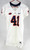 2015-17 Virginia Cavaliers #41 Game Used White Jersey Name Plate Removed 42 479
