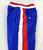 1991-92 Detroit Pistons Game Issued Blue Warm Up Pants 34 095
