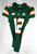 2019 Miami Hurricanes #12 Game Used Green Jersey NP Rem M DP75310