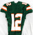 2019 Miami Hurricanes #12 Game Used Green Jersey NP Rem M DP75310
