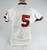 1987 California Angels #5 Game Issued White Jersey Numbers Stripped 46 842