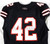 2021 Texas Tech Red Raiders #42 Game Used Black Jersey Throwback NP Rem 48 961