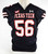 2021 Texas Tech Red Raiders #56 Game Used Black Jersey Throwback NP Rem 50 953