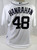 2015 Detroit Tigers Joel Hanrahan #48 Game Issued White Jersey Joker Patch 1