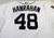 2015 Detroit Tigers Joel Hanrahan #48 Game Issued White Jersey Joker Patch 1