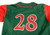 2008 Round Rock Express #28 Game Used Green Jersey Christmas In July 48 DP73002