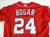 2020 Washington Nationals Tim Bogar #24 Game Used Red Jersey WS C Patch 48 2