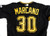 2023 Pittsburgh Pirates Tucupita Marcano #30 Game Issued P Used Black Jersey 6