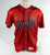 2022 Corpus Christi Hooks Matt Ruppenthal #17 Game Used Red Jersey Rodeo 46 1