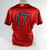 2022 Corpus Christi Hooks Matt Ruppenthal #17 Game Used Red Jersey Rodeo 46 1
