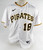 2023 Pittsburgh Pirates Austin Hedges #18 Game Issued Pos Used White Jersey 48 0