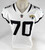 2020 Jacksonville Jaguars Jared Hilbers #70 Game Issued White Jersey 46 DP74714