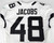 2018 Jacksonville Jaguars Leon Jacobs #48 Game Issued White Jersey 42 DP74786