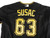 2021 Pittsburgh Pirates Andrew Susac #63 Game Issued Pos Used Black Jersey 48 9