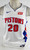 2018-19 Detroit Pistons Scottie Lindsey #20 Game Issued White Jersey 50 DP73796