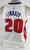 2018-19 Detroit Pistons Scottie Lindsey #20 Game Issued White Jersey 50 DP73796