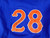 2021 Midland Rockhounds Ty Damron #28 Game Used Blue Jersey XL DP71922