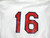 1990S Palm Beach Cardinals #16 Game Used White Jersey DP71785