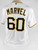 2021 Pittsburgh Pirates James Marvel #60 Game Issued White Jersey 48 DP72003