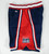 1994-95 USA Basketball Game Issued Navy Red Shorts 36 DP72278