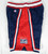 1994-95 USA Basketball Game Issued Navy Red Shorts 36 DP72273