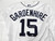 Detroit Tigers Ron Gardenhire #15 Authentic Signed White Jersey 2XL DP67752