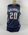 2011-12 Charlotte Bobcats Muhammad #20 Game Issued Pos Used Navy Jersey 2XL 2