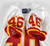 1997 Kansas City Chiefs Bill Kyahat #46 Game Issued White Jersey 44 DP70864