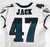 2023 Philadelphia Eagles Myles Jack #47 Game Used White Jersey 42 DP71391
