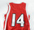 Mt Hood Saints #14 Game Issued Red Jersey M DP70817