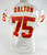 2005 Kansas City Chiefs Lional Dalton #75 Game Used White Jersey 50 DP70857
