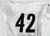 2019 Pittsburgh Steelers Ralph Webb #42 Game Issued White Practice Jersey 48 8