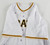 2023 Pittsburgh Pirates Jackson Wolf Game Issued White Jersey 46 DP70275