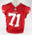 2016 San Francisco 49ers Erik Pears #71 Game Used Red Jersey 48 DP70753