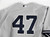 2013 New York Yankees Ivan Nova #47 Game Used Grey Jersey 50 DP69707