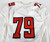 2019 Texas Tech Red Raiders #79 Game Issued Pos Used White Jersey 150 P NP R 2