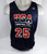 1990s Team USA Basketball #25 Game Issued Navy Practice Jersey XL DP66960