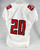 2019 Texas Tech Red Raiders #20 Game Issued Ps Used White Jersey 150 P NP R 44 2